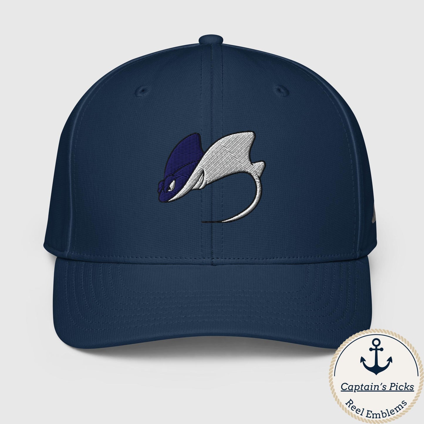 Navy Stingray Fish Series Dad Hat
