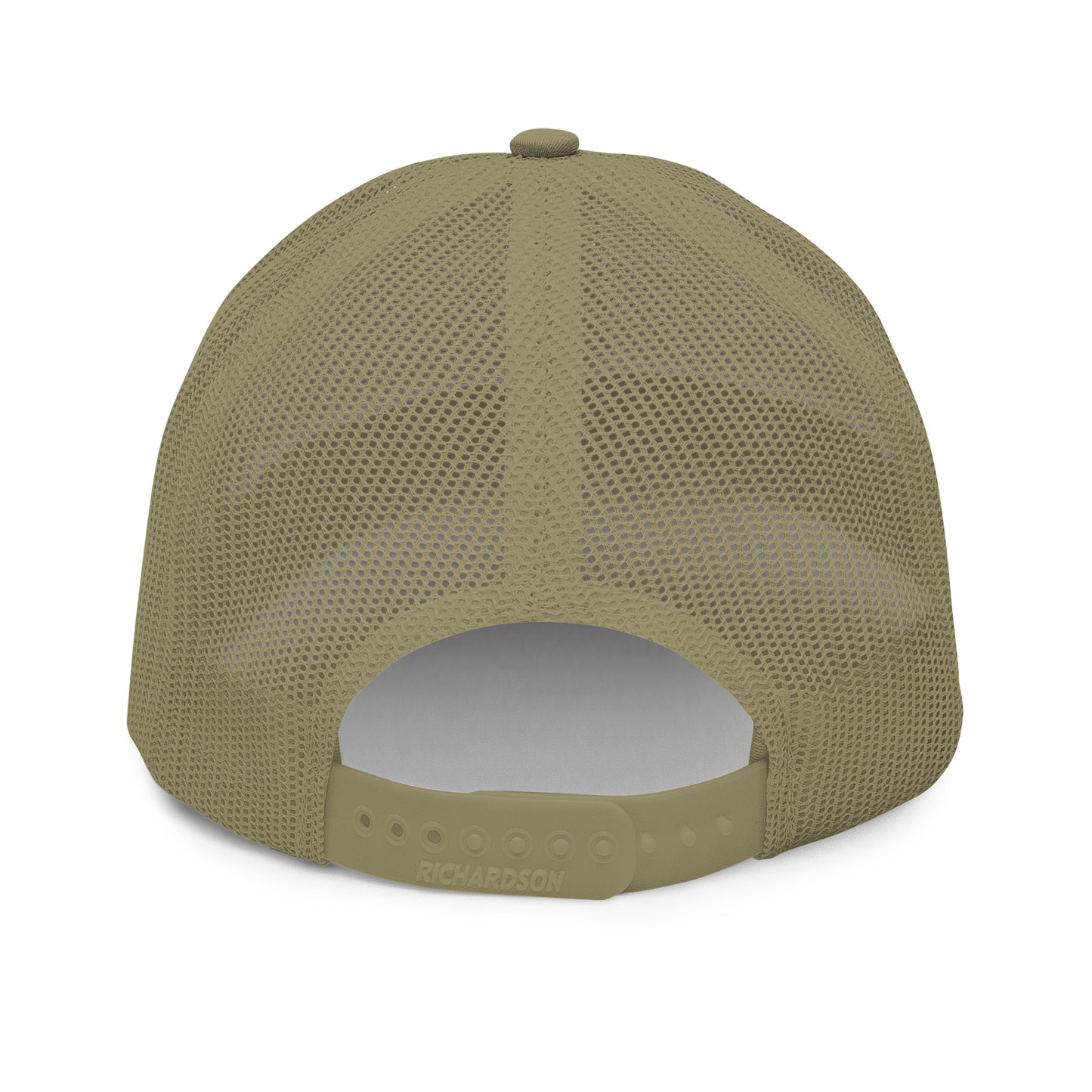 Loden green mesh back trucker hat with snapback closure fishing hat. - Shark Chase Trucker Hat – Fish Series Richardson 112