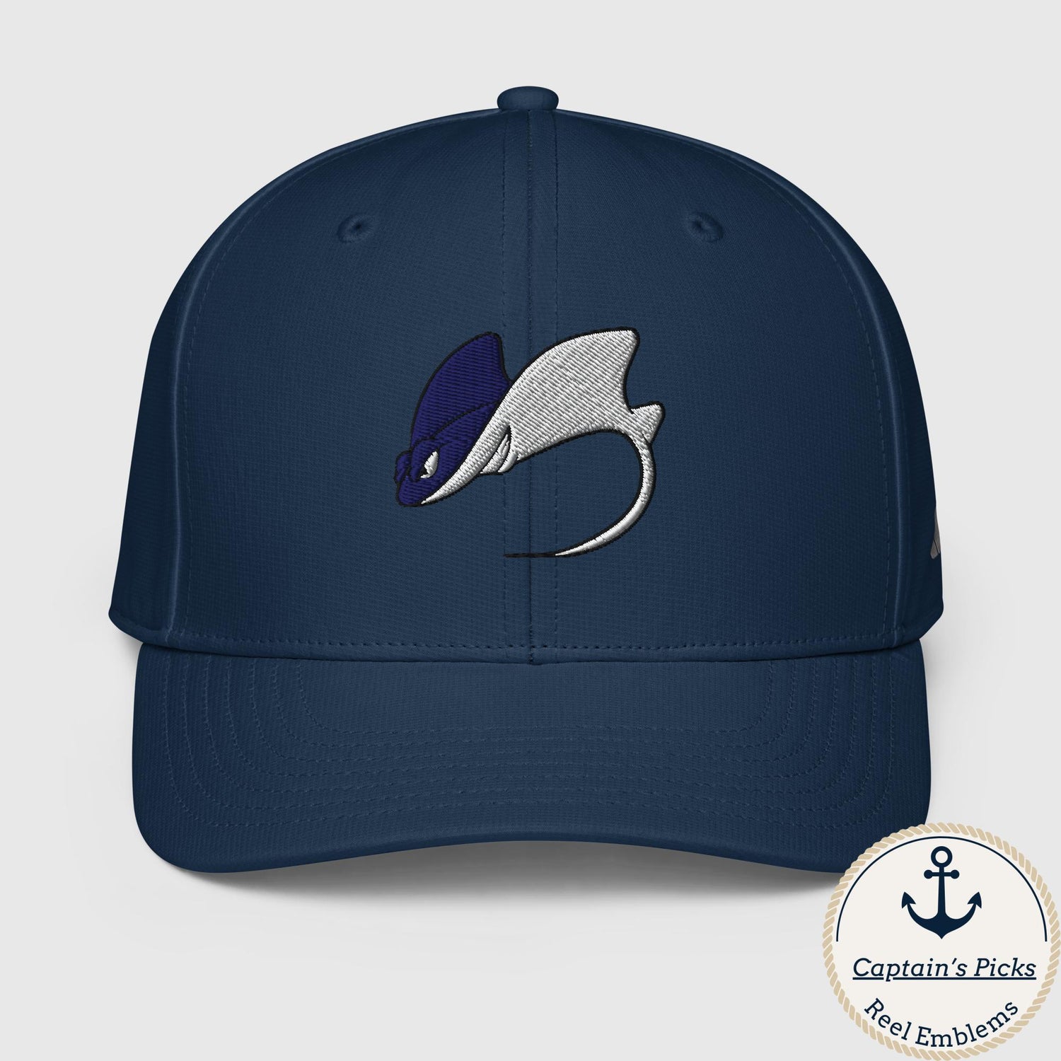 Navy Stingray Fish Series Dad Hat